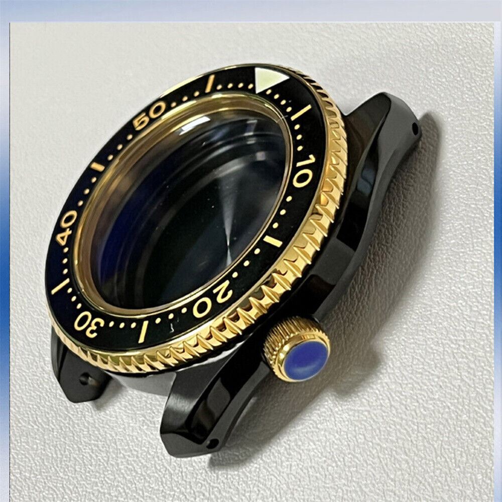 SBDX001 diving watch case with 42MM sapphire glass, modified for NH35A/NH36A movements, Seiko brand.