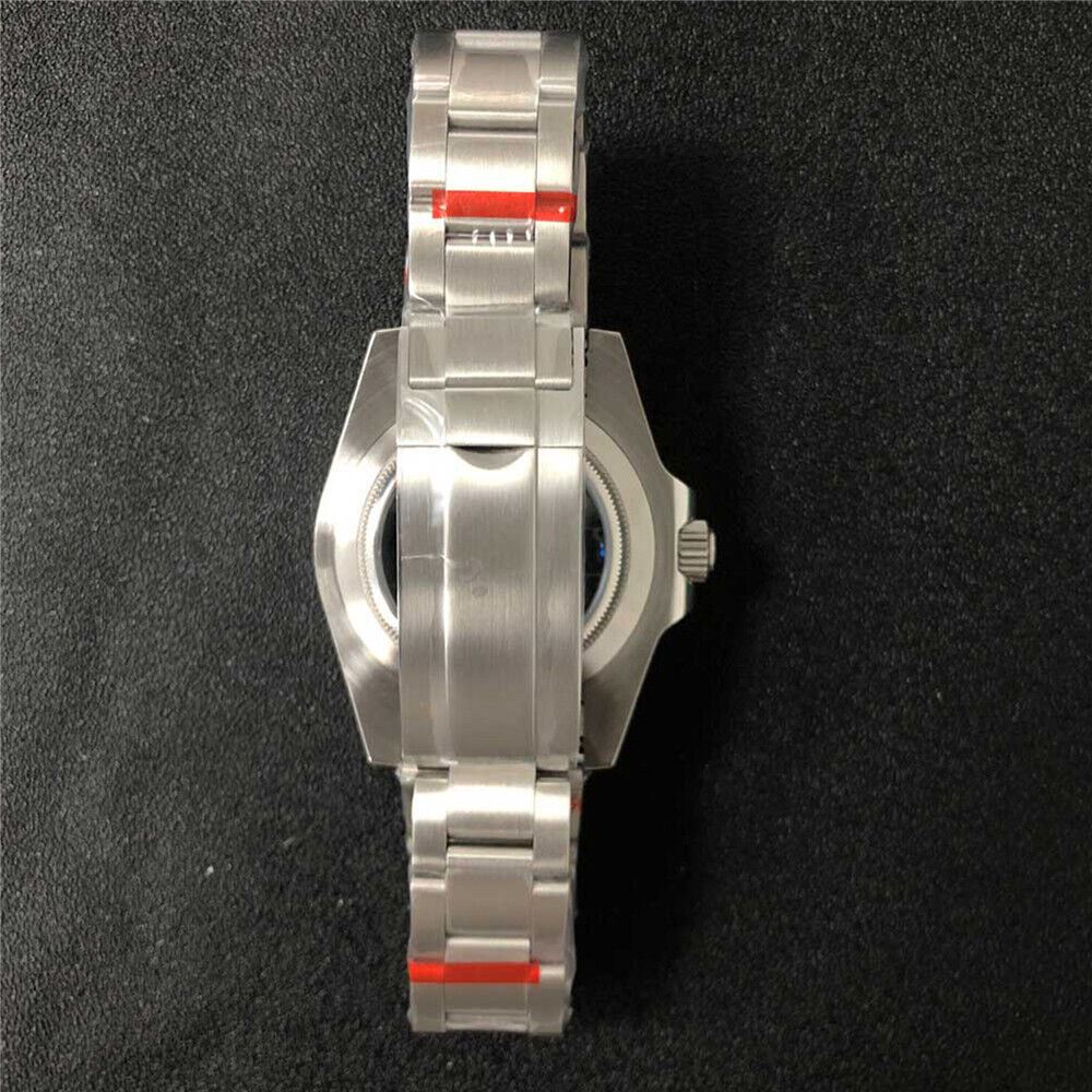 Transparent 40MM sapphire glass watch case and strap for NH35/NH36 in 22 colors, sleek accessory