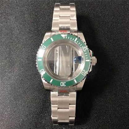 1. Transparent 40MM sapphire glass watch case and strap for NH35/NH36, available in 22 colors, brand included.  