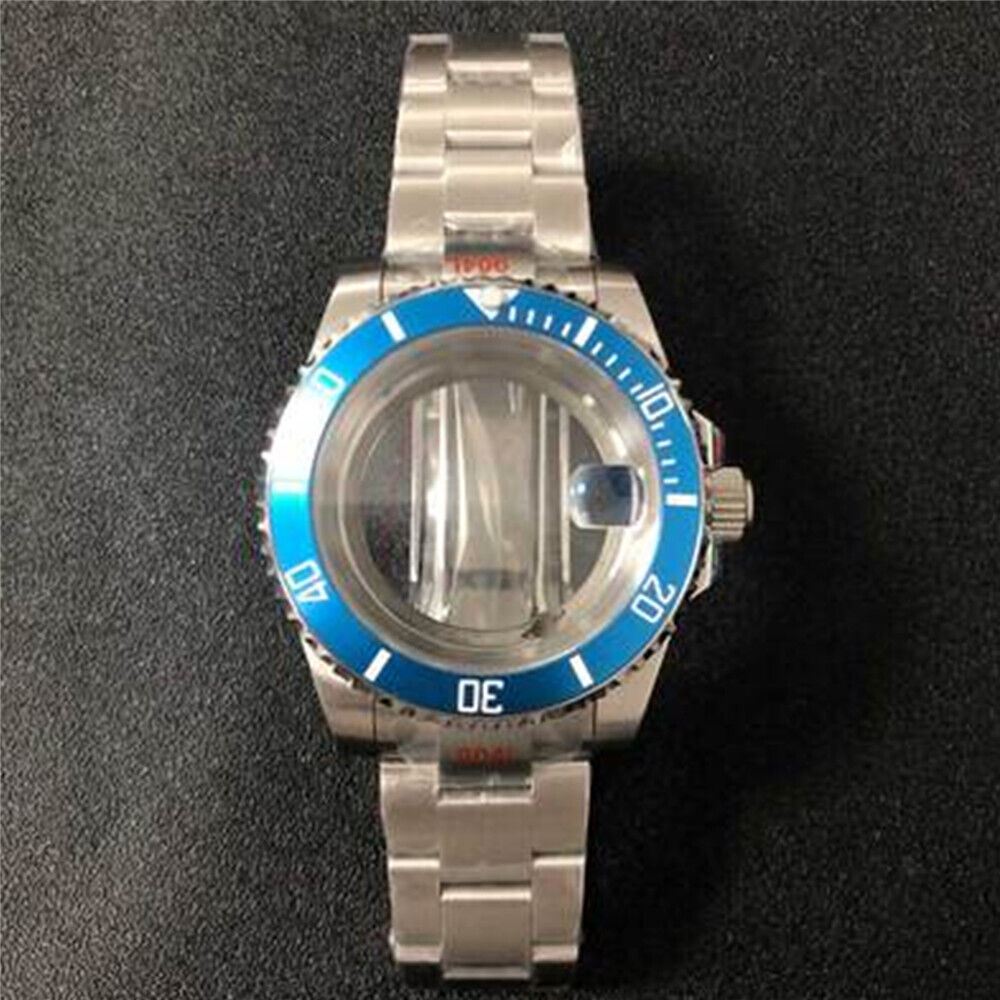 1. Transparent 40MM sapphire glass watch case and strap for NH35/NH36, available in 22 colors, brand included.  