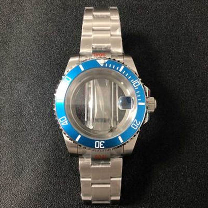 1. Transparent 40MM sapphire glass watch case and strap for NH35/NH36, available in 22 colors, brand included.  