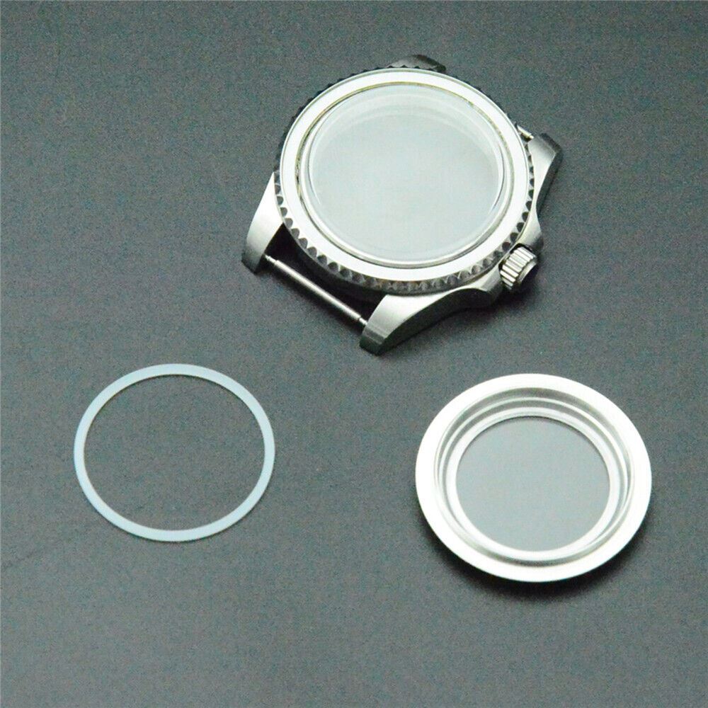 28.5MM 316L steel watch case, compatible with NH35/NH36 DG2813/3804 movements, durable for watch repair.