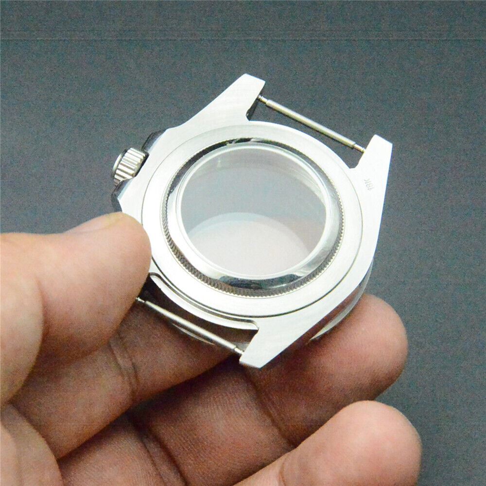 28.5MM 316L steel watch case, compatible with NH35/NH36 DG2813/3804 movements for durable watch repair.