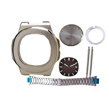 41MM watch case and strap band, compatible with Miyota 8205/8215 and 2813/3804 movements. Durable and stylish.