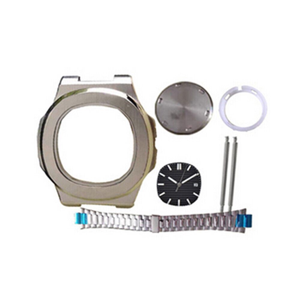 41MM watch case and strap band, compatible with Miyota 8205/8215 and 2813/3804 movements.