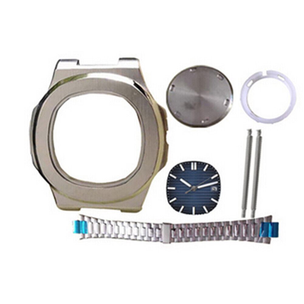 41MM watch case and strap band, compatible with Miyota 8205/8215 and 2813/3804 movements, durable and stylish.