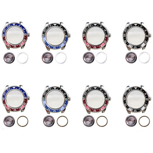 40MM watch case back bezel compatible with MIYOTA 8215 821A and 2813 3804 movements, durable and precise.