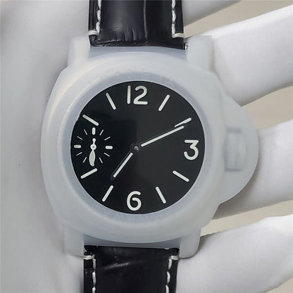 Durable silicone shock-proof watch case cover for 40/44mm, offering reliable protection.
