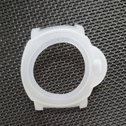 Silicone shock-proof watch case cover for 40/44mm, durable protection.