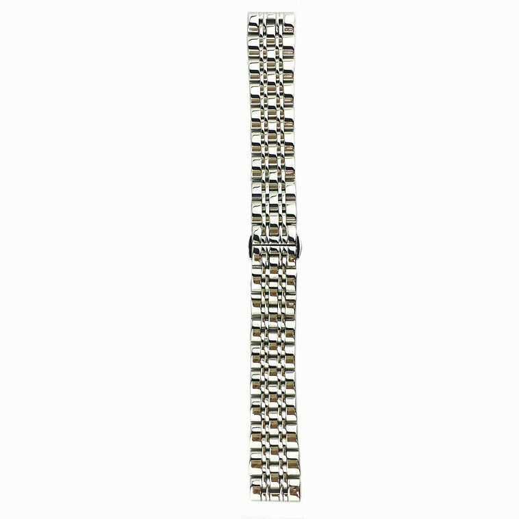 12mm golden stainless steel watch strap, perfect for elegant wristwatch upgrades.