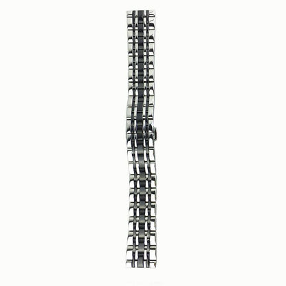 1. Elegant 12mm golden stainless steel watch strap for premium wristwatches.  