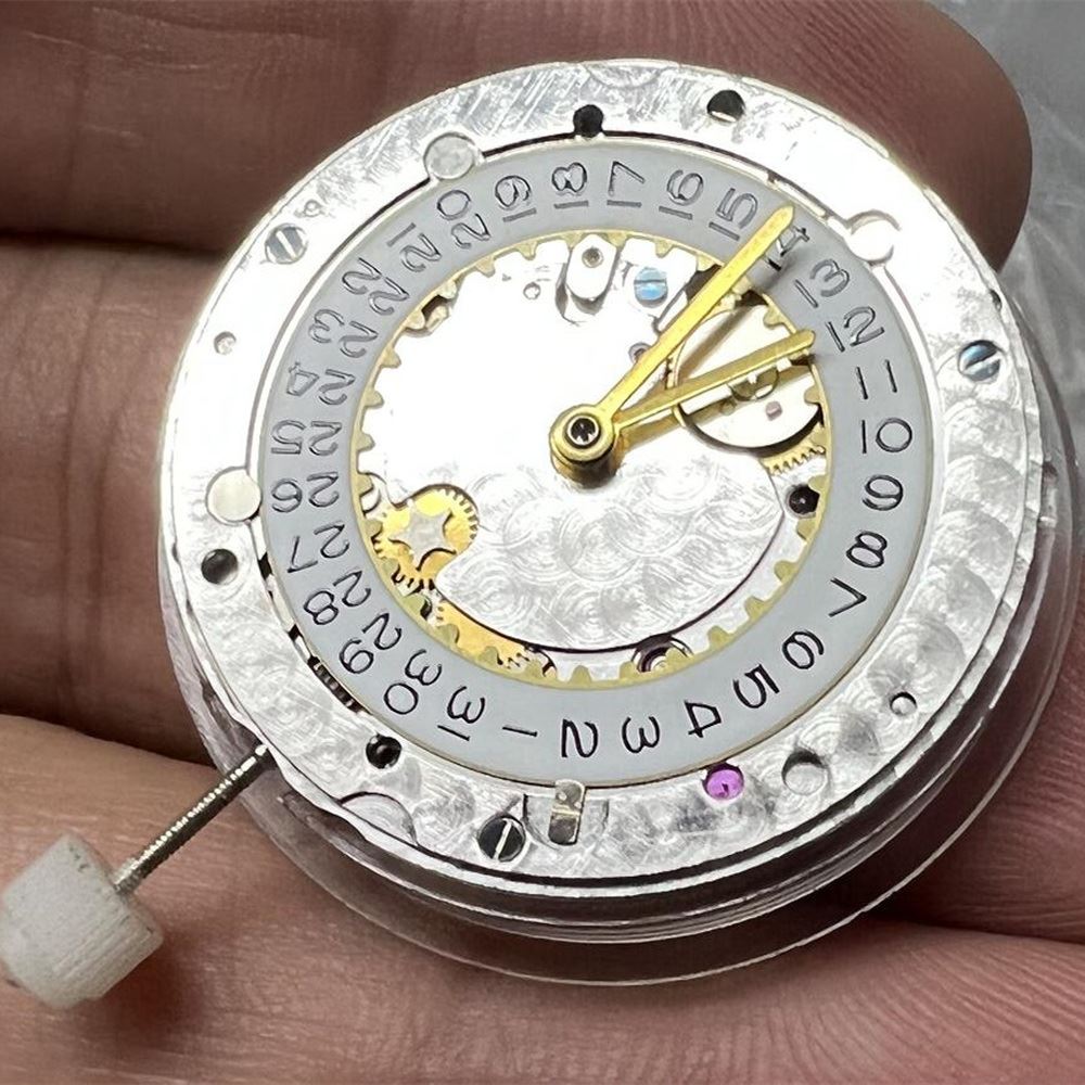 VR3135 brand mechanical automatic watch movement from China, precise timekeeping with no engraving details.