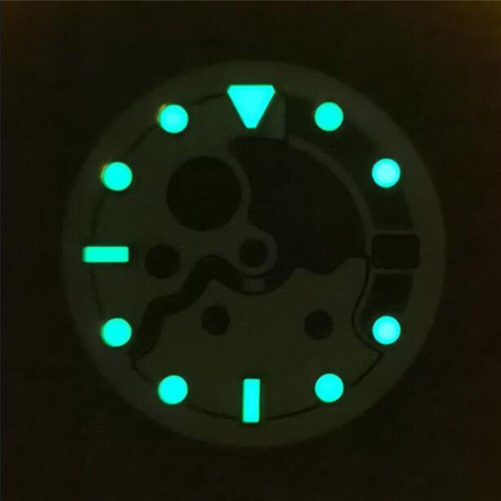 Cadran lumineux creux C3 de 28,5 mm pour mouvement NH35/NH36 pour date à 3 heures