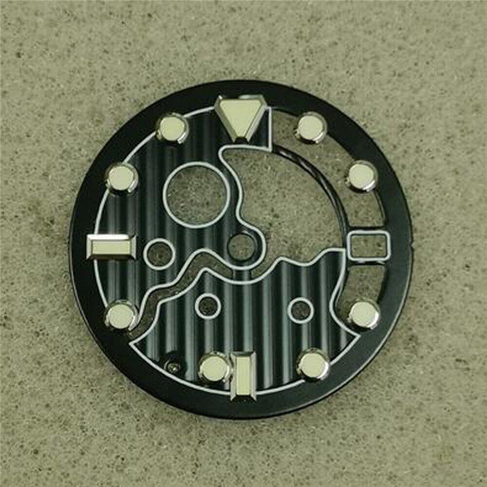 Cadran lumineux creux C3 de 28,5 mm pour mouvement NH35/NH36 pour date à 3 heures