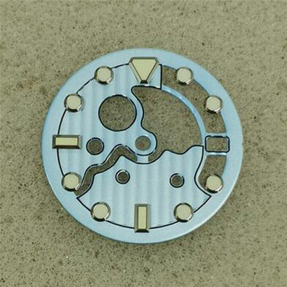 Cadran lumineux creux C3 de 28,5 mm pour mouvement NH35/NH36 pour date à 3 heures