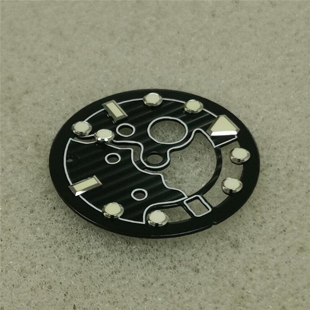 Cadran lumineux creux C3 de 28,5 mm pour mouvement NH35/NH36 pour date à 3 heures