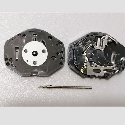 Hattori Epson PC21J quartz watch movement with 3 hands, eco-friendly Japanese craftsmanship.