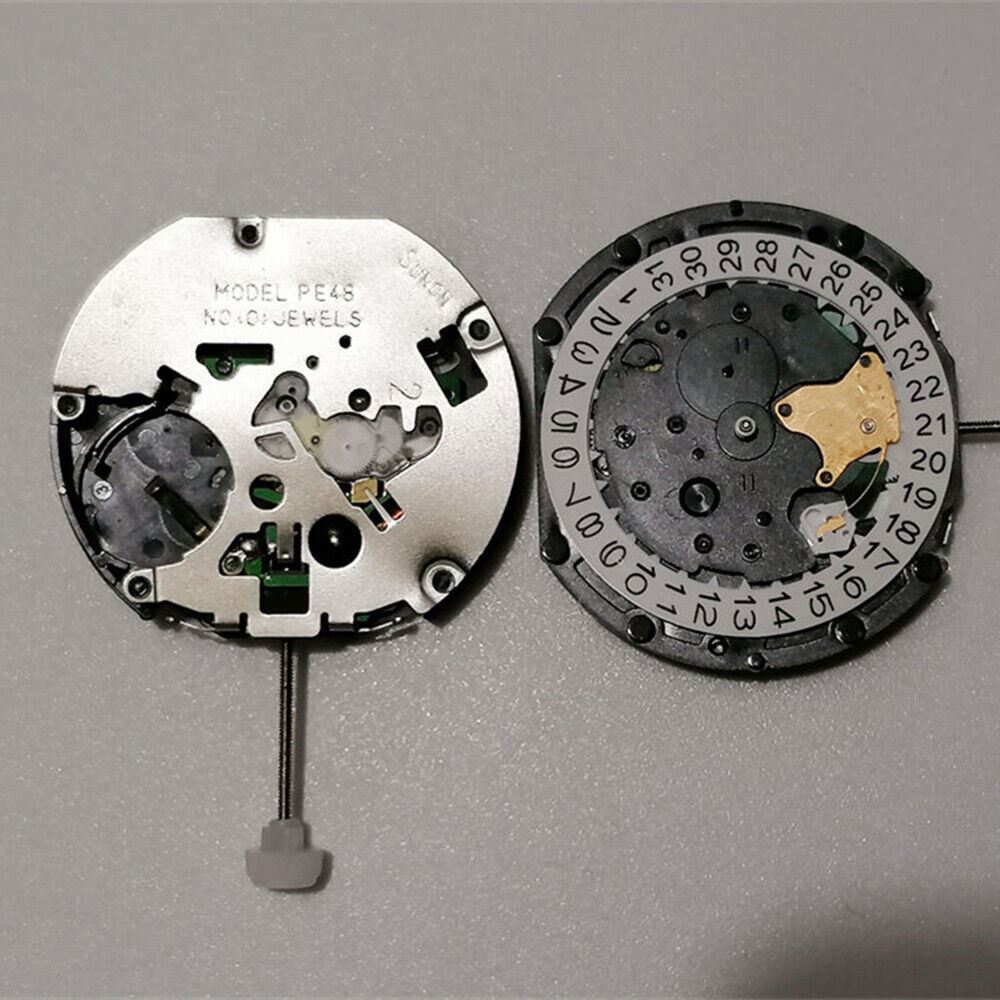 Mouvement à quartz flambant neuf Sunon PE48 2 aiguilles avec petite seconde @9 mouvement