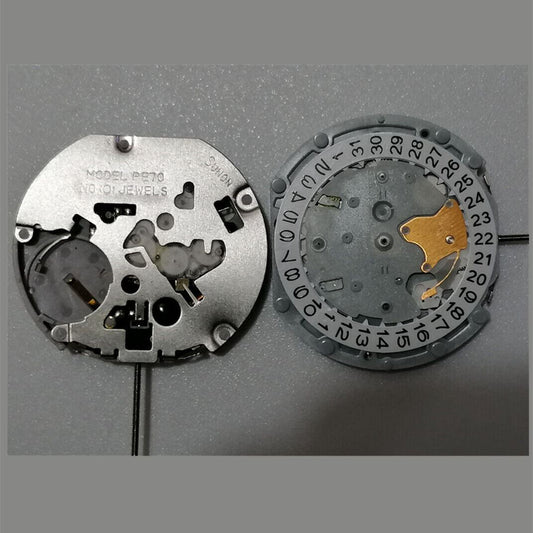 Mouvement à quartz Sunon PE70 3 aiguilles Date à 3 heures avec petite seconde @3@6@9 Mouvement