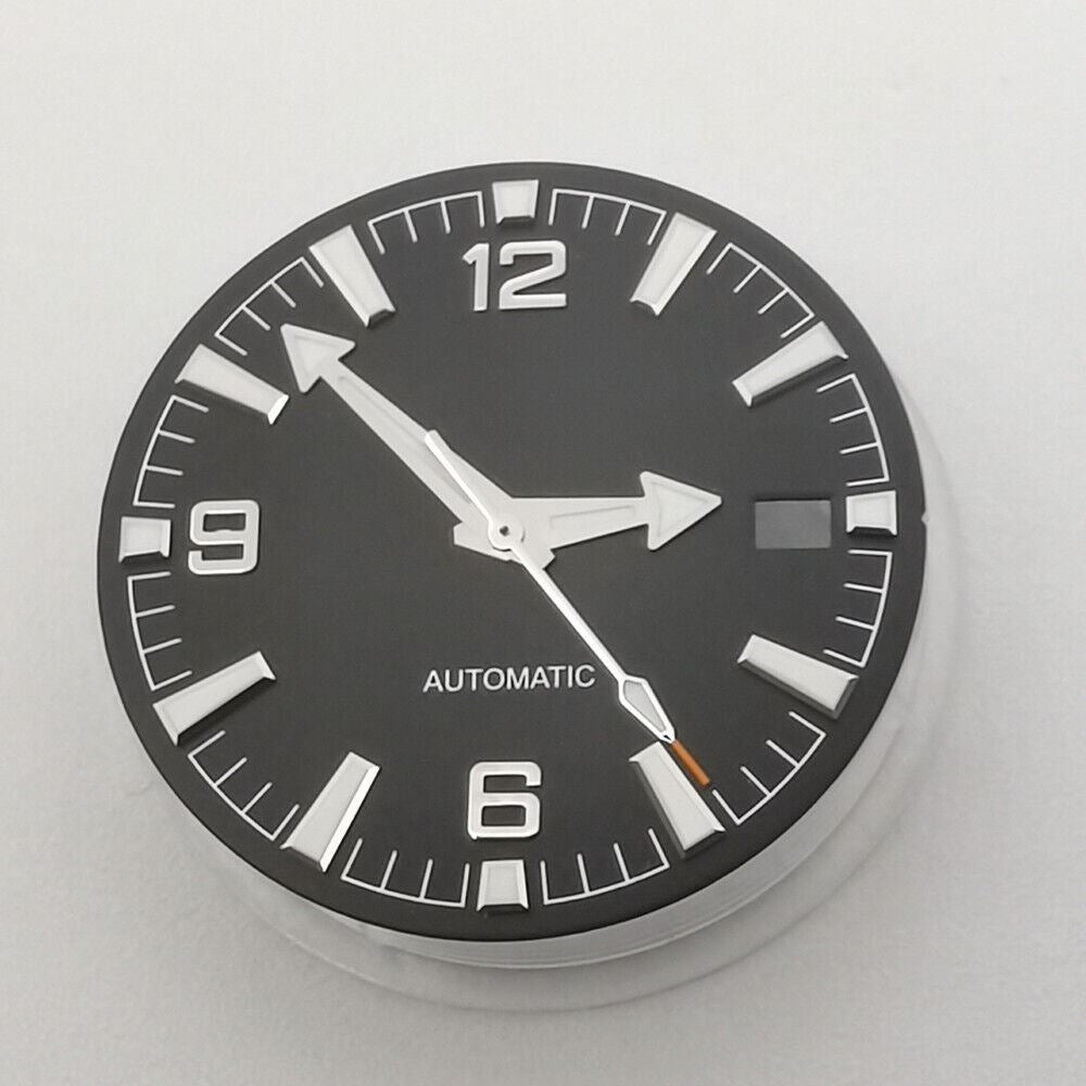 Nouvelle montre Hippocampus 600 31 mm, cadran vert lumineux, compatible avec le mouvement NH35