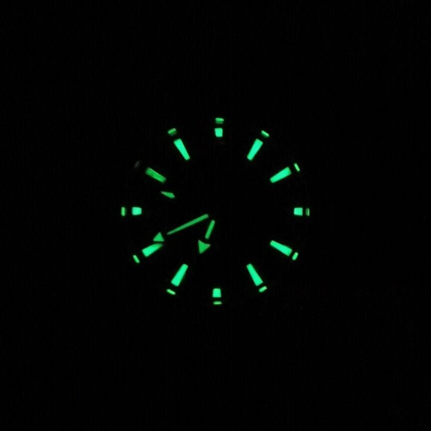 Nouvelle montre Hippocampus 600 31 mm, cadran vert lumineux, compatible avec le mouvement NH35