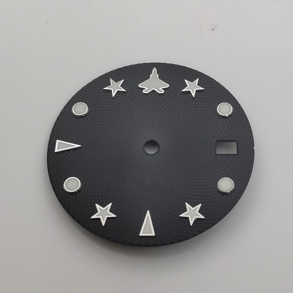 New 29mm Watch Dial Green Luminous Suitable for NH35 NH36 Movement Men Style