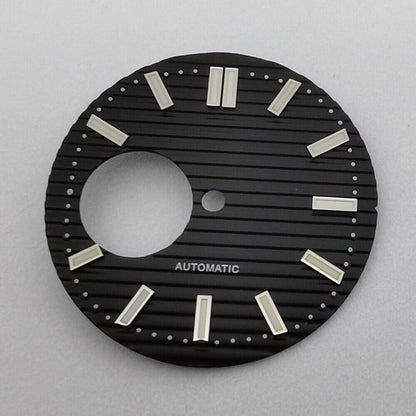 Cadran de montre neuf de 29,7 mm, vert lumineux, compatible avec le mouvement NH38 #JC06