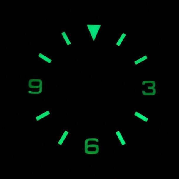 Montre à cadran vert lumineux en coquillage naturel de 29 mm, compatible avec le mouvement NH35 B-2