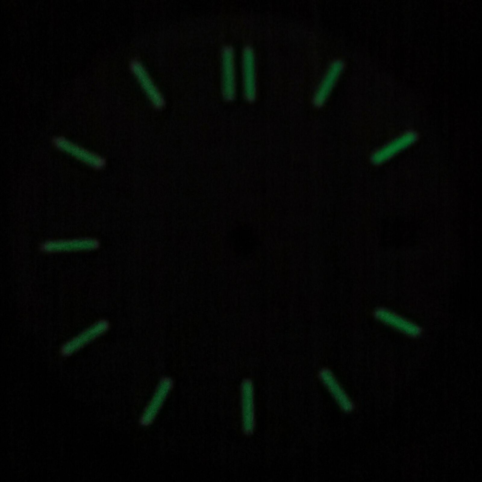 Green luminous 29.7mm watch dial for NH35 NH36 movement, perfect for precise watch repairs.