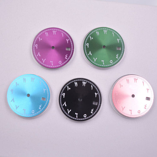 Cadran de montre à chiffres arabes de 28,50 mm, compatible avec le mouvement NH35 NH35A AB-4