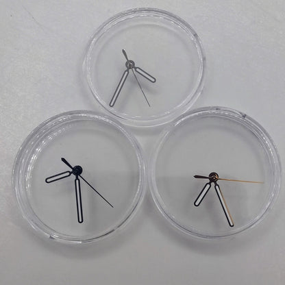 Green luminous watch hands set for NH35 NH36 movements by MYT, perfect for precise time visibility.