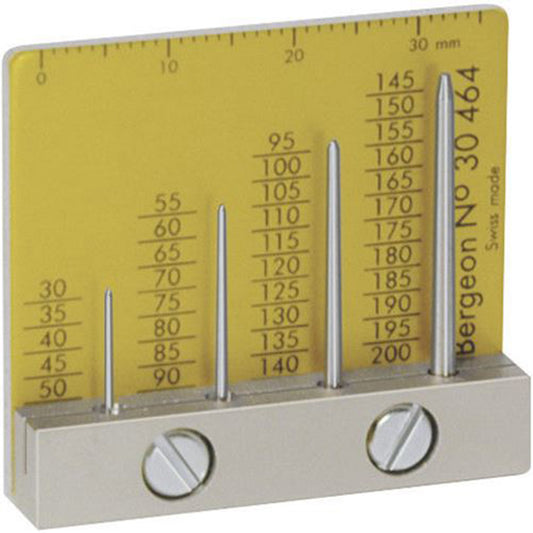 Bergeon 30464 hand gauge tool for precise watchmaking and accessory measurements