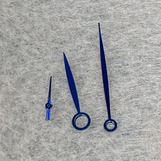 No Luminous Blue Watch Hands Set for ETA6497/6498 ST3600/ST3620 mechanical movement.