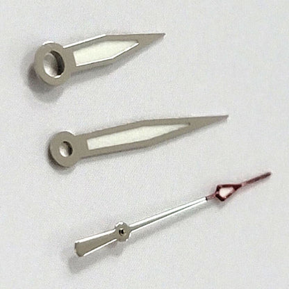 Green luminous watch hands set for NH35A/NH36A/4R36 with 8.5/12/12mm sizes, ideal for precise timekeeping.