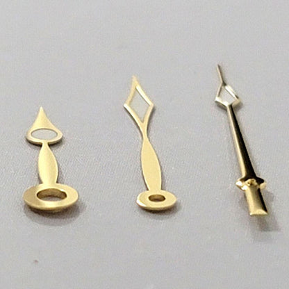 Green luminous watch hands set for NH35A/NH36A movement, sizes 10.5/14.5mm - Brand A11.