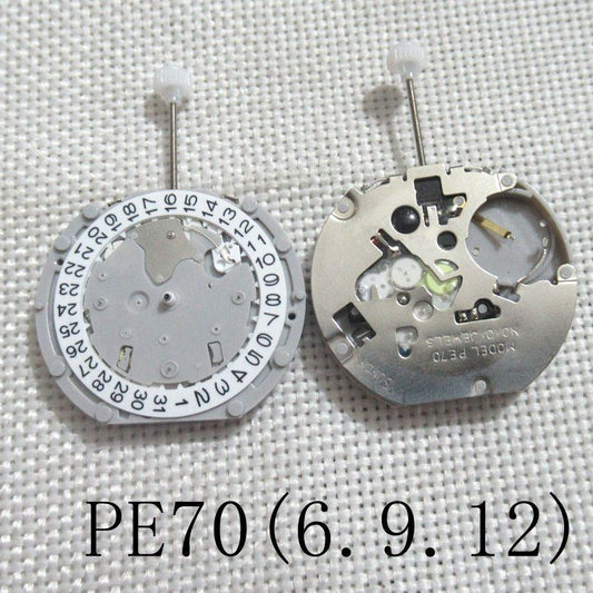 Mouvement à quartz Sunon PE70 3 aiguilles Date à 3 heures avec petite seconde @6@9@12 Mouvement