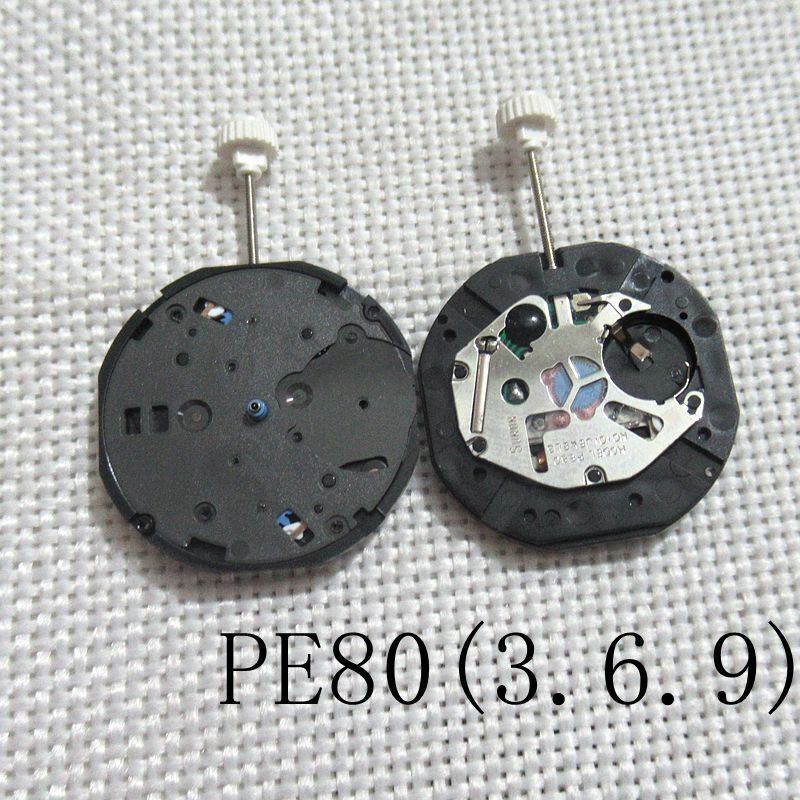 Mouvement à quartz Sunon PE80 3 aiguilles avec petite seconde @3@6@9