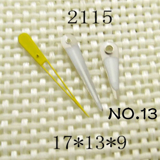 Luminous watch hands set for Miyota 2115 movement, 17mm/13mm/9mm lengths by NO.13 for easy time reading.