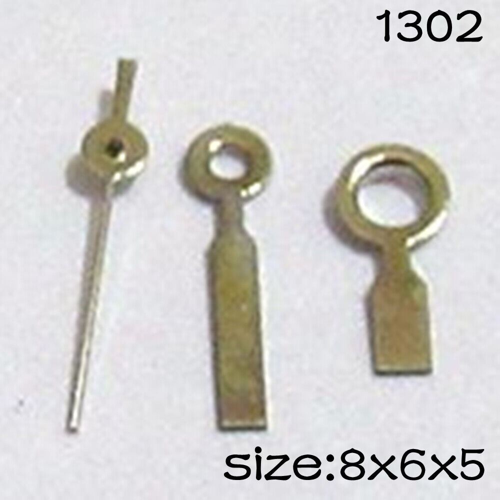 Silver watch hands set for Miyota 2015 movement, sizes 8mm/6mm/5mm, precise fit by NO.1302 brand.