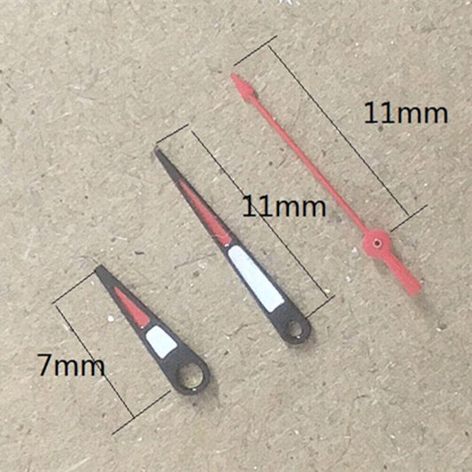 Colorful watch hands compatible with Miyota 2035 quartz movement, vibrant design for P1-H2-C12 models.