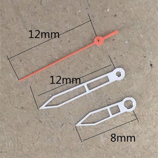New Hollow White Trim Watch Hands for Miyota 2035 movement, precise fit by P1-H4-C109 brand