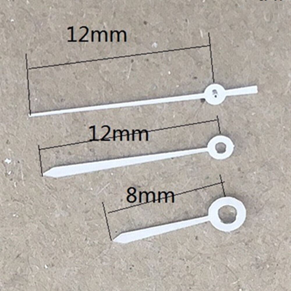 White watch hands set for Miyota 2035 quartz movement, enhancing precision and style by P1-H4-C116 brand.