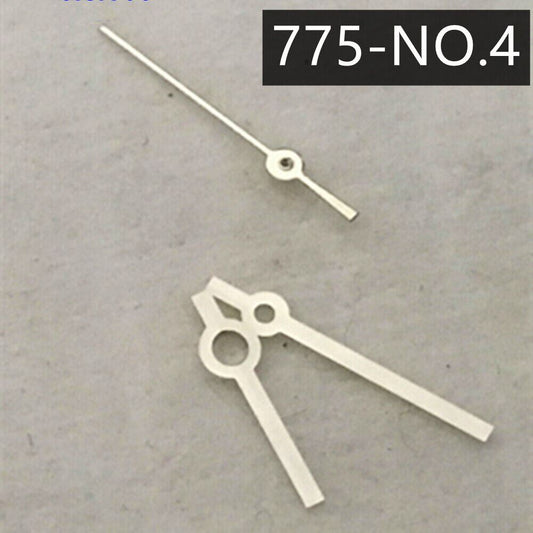 Golden 3 hands set for Ronda 775 quartz watch movement, enhancing timepiece detail with precision.
