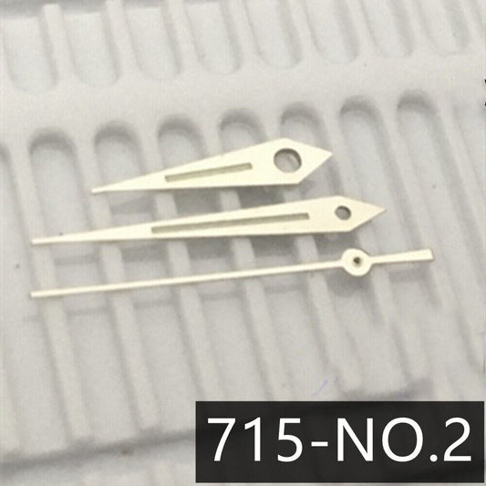 Golden Trim luminous three hands designed for Ronda 715 quartz watch movement, brand P1-H5-NO2.