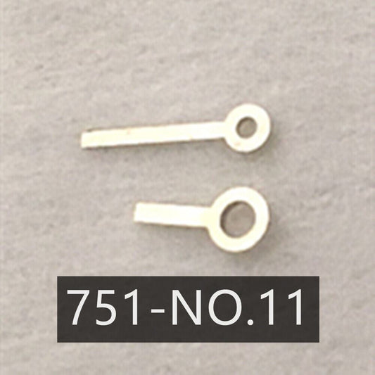 Golden 2 hands set by P1-H6-NO11 for Ronda 751 quartz watch movement, precise and stylish.