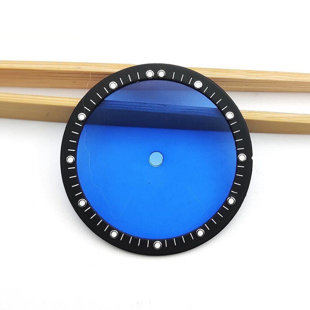 Green Luminous Transparent Watch Dial for NH34 NH35 NH36 NH37 NH38 NH39 Movement