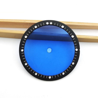 Green Luminous Transparent Watch Dial for NH34 NH35 NH36 NH37 NH38 NH39 Movement