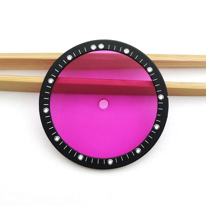 Green Luminous Transparent Watch Dial for NH34 NH35 NH36 NH37 NH38 NH39 Movement
