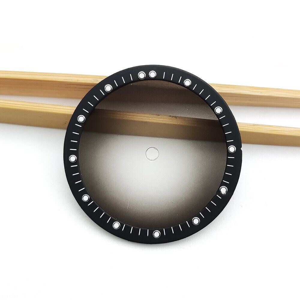Green Luminous Transparent Watch Dial for NH34 NH35 NH36 NH37 NH38 NH39 Movement