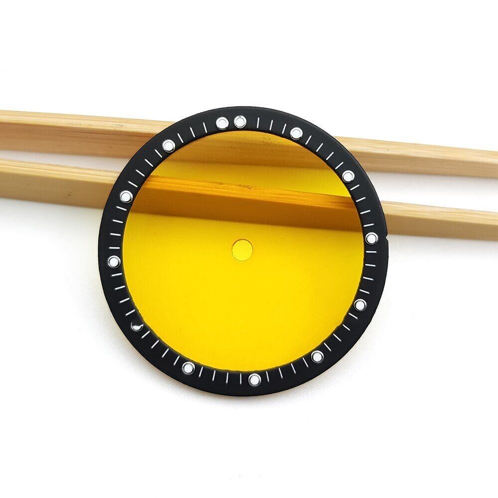 Green Luminous Transparent Watch Dial for NH34 NH35 NH36 NH37 NH38 NH39 Movement